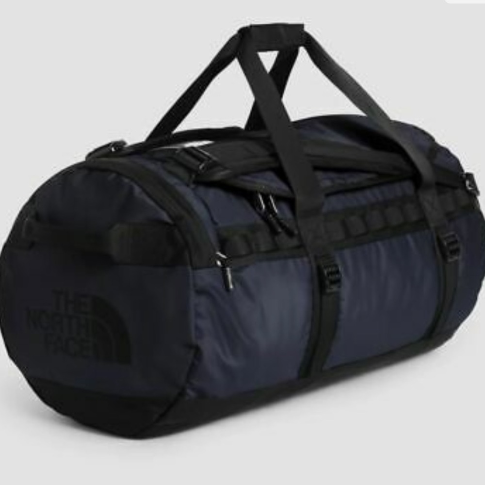 NWT The North Face Base Camp Duffel, Navy/ Black, Large